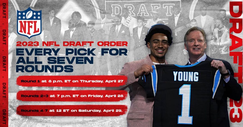 2023 NFL Draft order: Every pick for all seven rounds